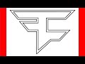 How To Draw Faze Clan Logo - Step By Step Drawing