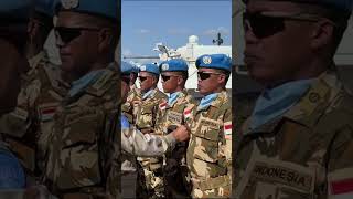 6 Bulan Melaksanakan Misi Perdamaian Pbb D Lebanonprajurit Garuda 2025 Menerima Penghargaan Un Medal