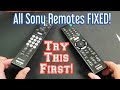 ALL Sony Remote Controls FIXED! Power Button, Other Buttons, Ghosting, etc FIXED!