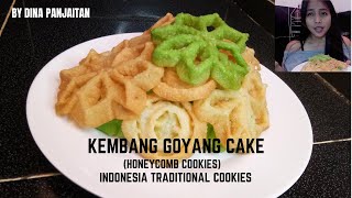 How To Make Kembang Goyang Cake Honeycomb Cookies Indonesia Traditional Cake