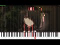 Date A Live II: Encore OVA - Orihime (Ep 1 BGM) Piano TUTORIAL [Full Version]