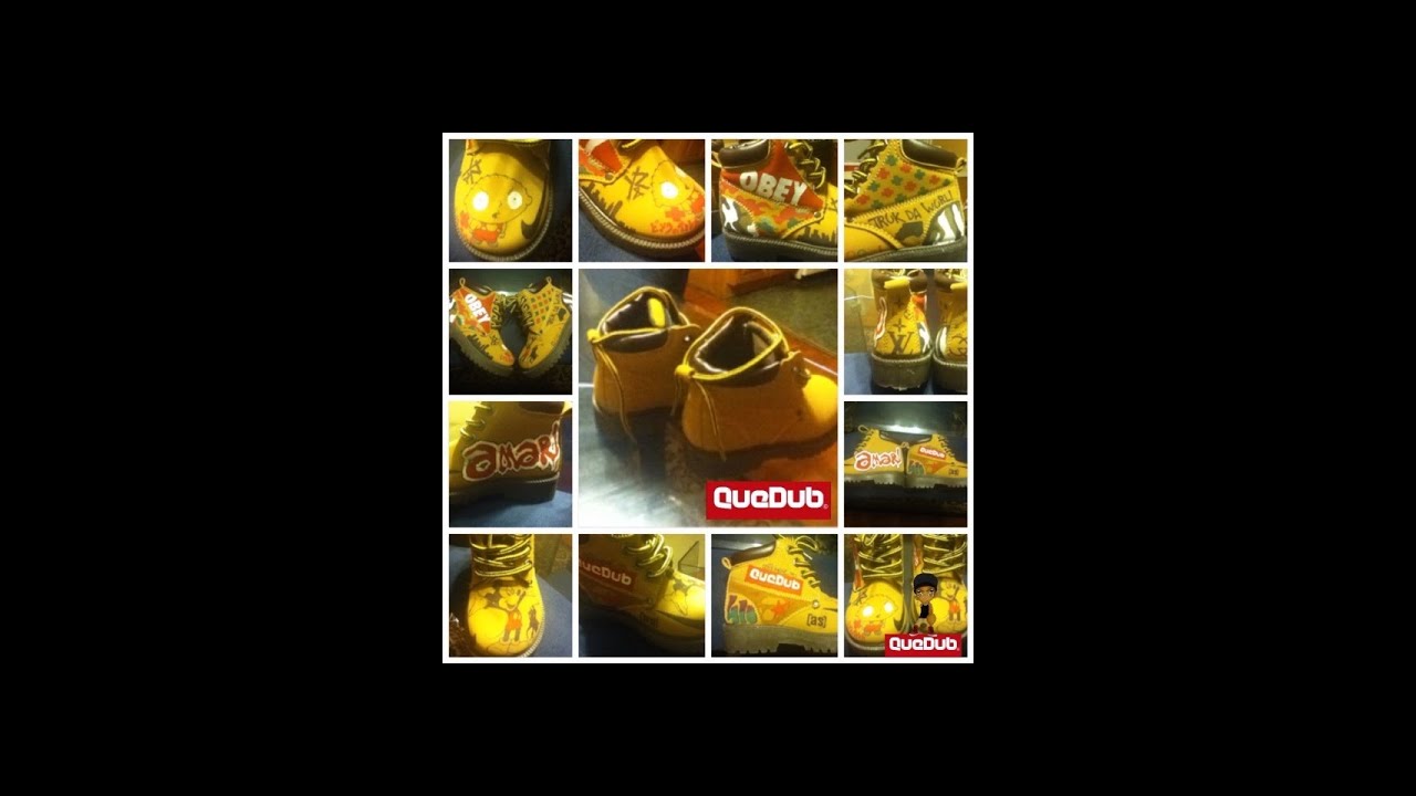 Drawing on Timberland Boots (Timberland Art) YouTube