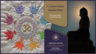How it was made - "7th Crown Chakra Mandala" Pillow (DST / Time-lapse)