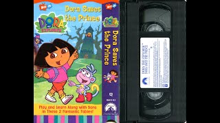 Opening To Dora The Explorer - Dora Saves The Prince Us Vhs 2002