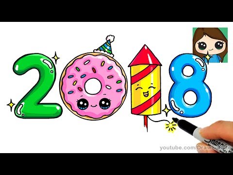 How to Draw Cake Pop Easy - Cute Cartoon Food