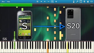 OVER THE HORIZON SAMSUNG RINGTONE HISTORY IN SYNTHESIA [Galaxy S-S20]