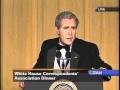 Steve Bridges as President George W. Bush at WHCA Dinner 2006