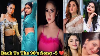 Back to the 90's Song -5 ❤️|Beautiful Girl's 90's Song Tiktok|Romantic 90's Song