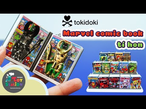 Tokidoki Truyện tranh tí hon Frenzies, siêu anh hùng Marvel Comic book ToyStation 77