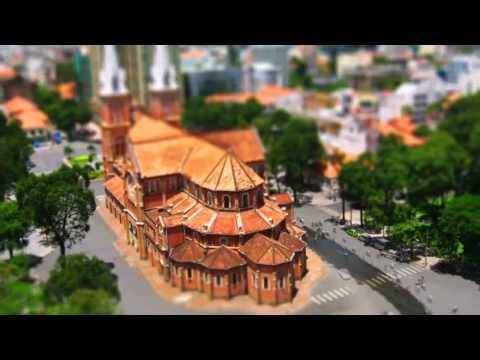 Miniature City HCMC - Time Lapse - Tilt Shift