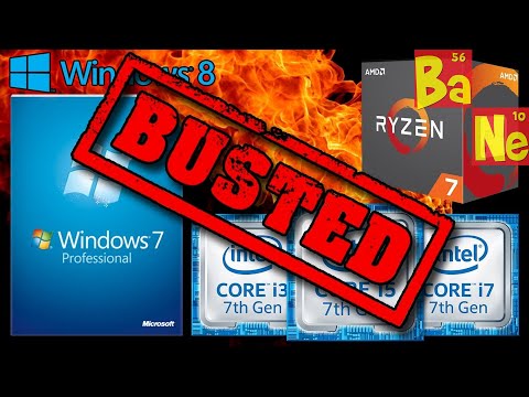 Microsoft Drops Windows 7/8.1 Support for AMD Ryzen & Intel Kaby Lake CPU & Lies About It - BUSTED!