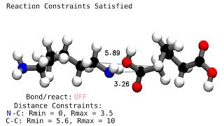 Custom reaction constraints using REACTER