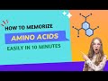 How to memorize 20 amino acids in 10 minutes | NEET Biochemistry @neetwithmedicos