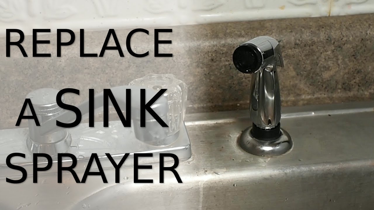 kitchen sink pull out sprayer replacement