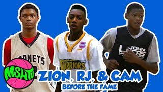 Zion, RJ & Cam BEFORE THE DUKE FAME - Duke Basketball Players when they were YOUNG