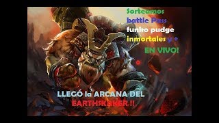 LLEGÓ LA ARCANA DEL SHAKER!! Sorteamos BATTLE PASS 2019 + inmortales! // Dota 2 / (Esp/ vivo)