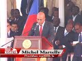 Commémoration officielle de l'Indépendance aux Gonaïves, appel de Michel Martelly au consensus