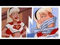 Supergirl tied and gagged by tentacles