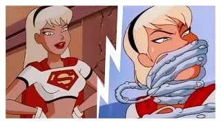 Supergirl tied and gagged by tentacles