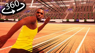 360° Vr - Can You Beat Usain Bolt? Olympic 100M Gold