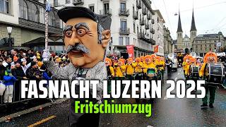 Fasnacht Luzern 2025 Schmutziger Donnerstag Fasnachtsumzug Fritschiumzug Switzerland