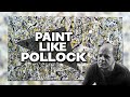 Jackson Pollock Abstract Art Drip Painting