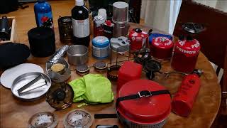 Kampeerbranders En Buiten Koken. Campingburners And Cooking.