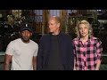 Woody Harrelson Gives Kate McKinnon and Kendrick Lamar Piggyback Rides