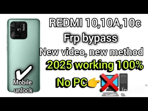 Redmi 10, 10Power Frp bypass new method |2025 || New Redmi 10, 10Power Frp bypass new method |2025 || New