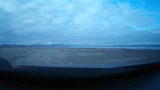Sakhalin, Okhotsk Seashore 2021 1103 Driving On The Sand Field Of Sea Side.