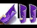 Flower vase with paper at home | paper Flower vase making idea