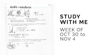 Study With Me: October 30 to November 4, 2018