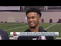 Kyler Murray Breaks Down his Pro Day Performance