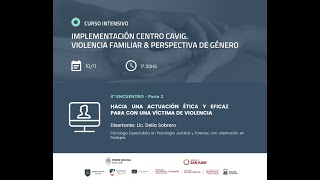 CAVIG/ CAPACITACIÓN / Lic.  Delia Sobrero (2da. parte)