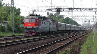 Электровоз Чс7-104 С Поездом № 471 Москва - Адлер