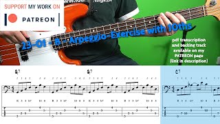 23-01 - B  - Major Arpeggio Exercise With 10Ths