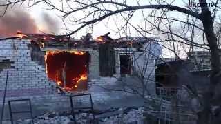 Дебальцево горит