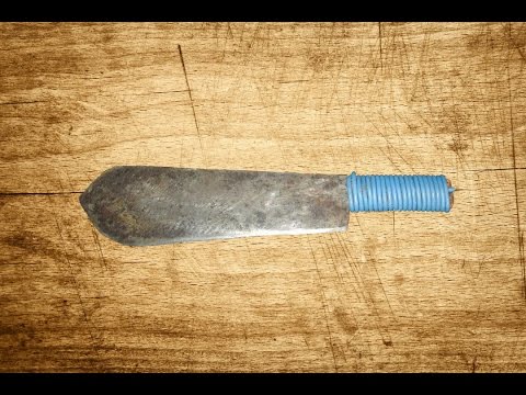 Нож мачете своими руками