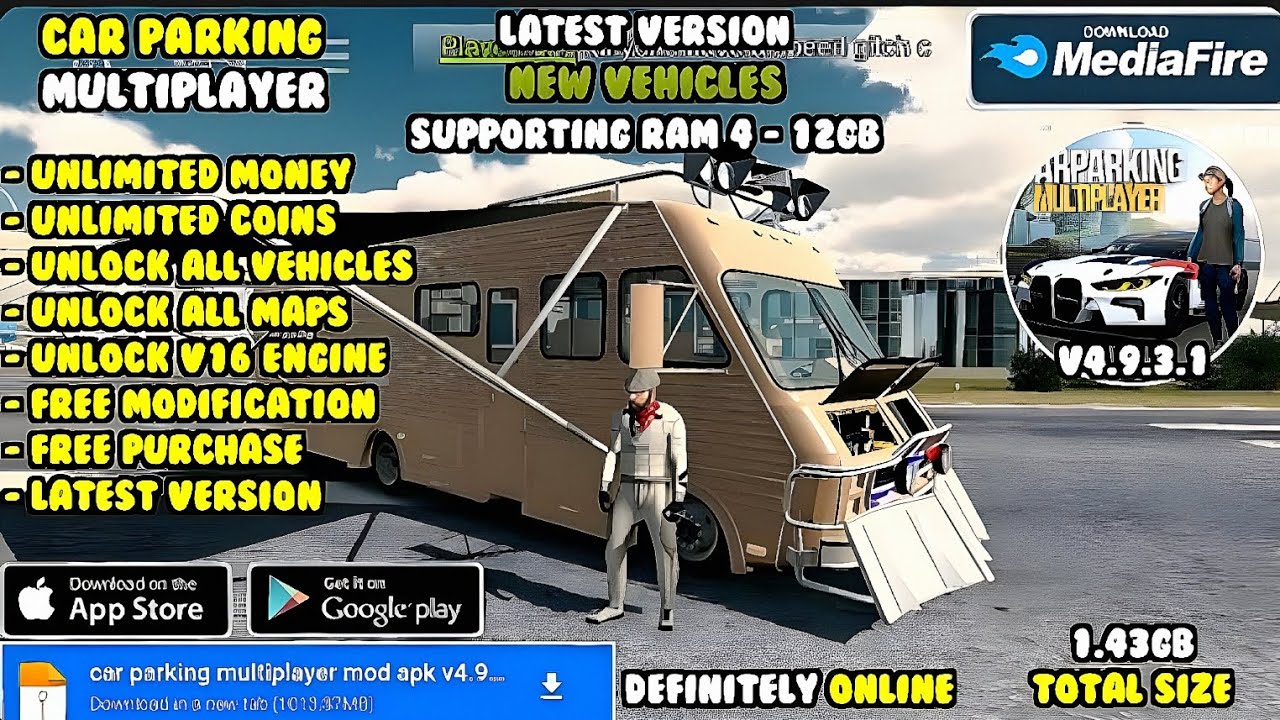 car parking multiplayer mod apk v4.9.3.3 | latest car parking multiplayer mod apk v4.9.3.3 | latest