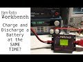 What happens when you charge and discharge a LiFePO4 battery at the same time?