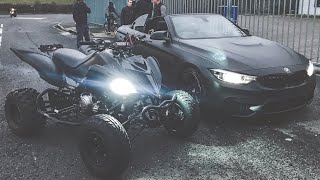 My Bmw M4 Vs My Quad Bike Yamaha Raptor 700