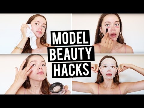 10 Model Beauty Hacks You Need to Know - YouTube