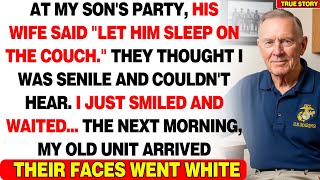 My Daughter-In-Law Said Let Him Sleep On The Couch In My House - So I Gave Them 48 Hours To Pack