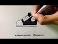 image How To Draw A Shoe Cara Menggambar Sepatu