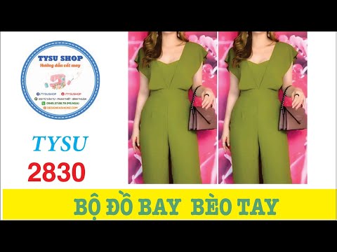 Hướng Dẫn Cắt May Bộ Đồ Bay Bèo Tay |Tysushop 2830