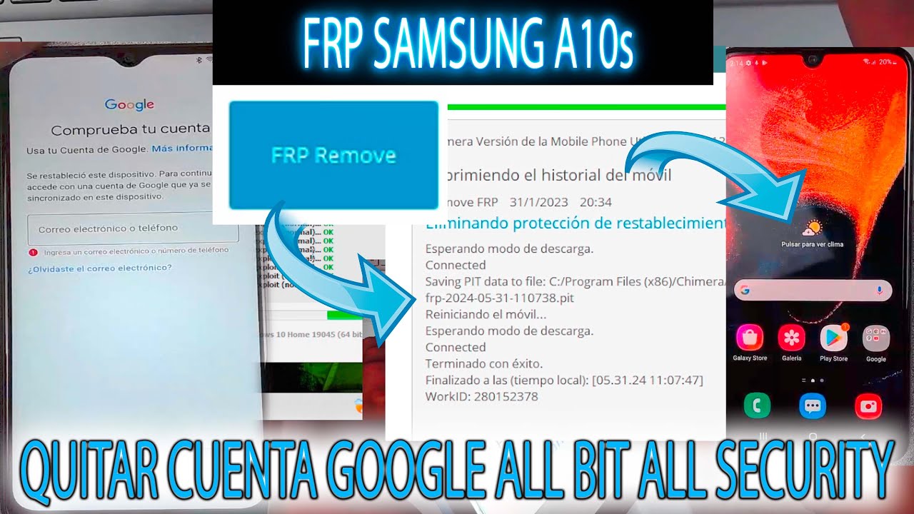 FRP SAMSUNG A10s REMOVE GOOGLE ACCOUNT WITH CHIMERA ALL FRP SAMSUNG A10s REMOVE GOOGLE ACCOUNT WITH CHIMERA ALL