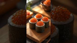 Gl Salmon Roe Gunkan Cutting Asmr Crystal Sushi Sounds