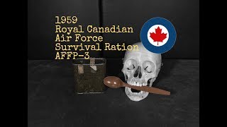 Rare 1959 Royal Canadian Air Force Survival Food Packet From Steve1989 -- Warning: Rotten Food