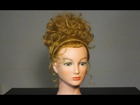 Прическа в греческом стиле. Wedding updo Curly prom hairstyles tutorial