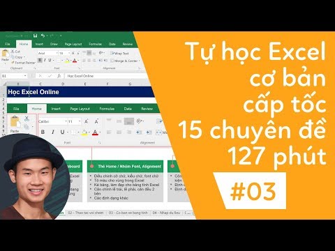 Tự học excel cơ bản | 03 Cơ bản về bảng tính Excel